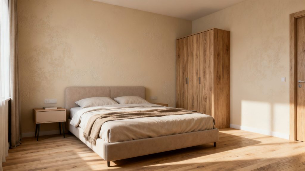 Estimation et conseils pour peindre une chambre de 12m2 sans aucun texte