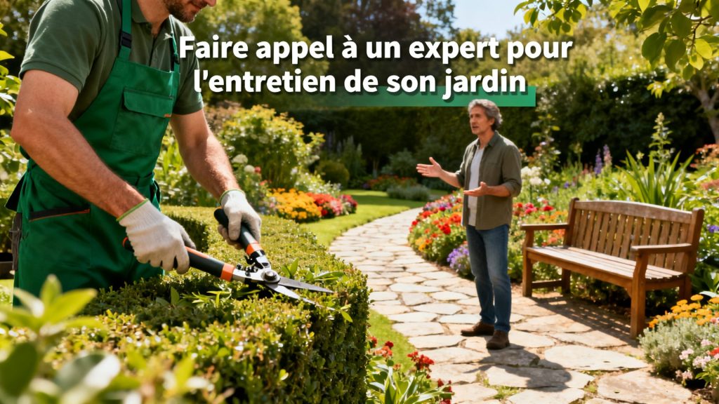 Faire appel à un expert pour l'entretien de son jardin.