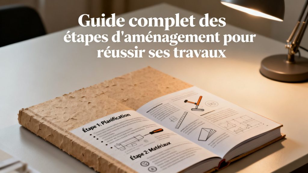 Guide complet des étapes d'aménagement pour réussir ses travaux avec texte