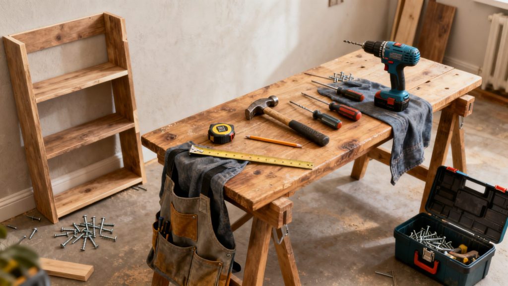 Guide pratique pour apprendre les bases du bricolage chez soi sans aucun texte
