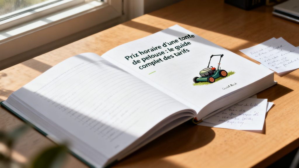 Prix horaire d'une tonte de pelouse : le guide complet des tarifs sans aucun texte