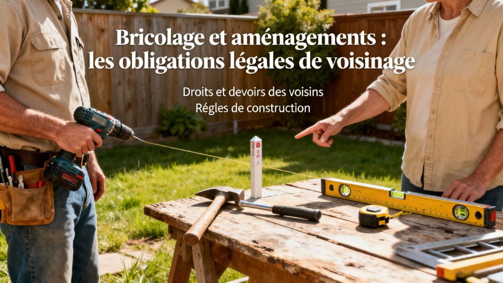Bricolage et aménagements : les obligations légales de voisinage avec texte