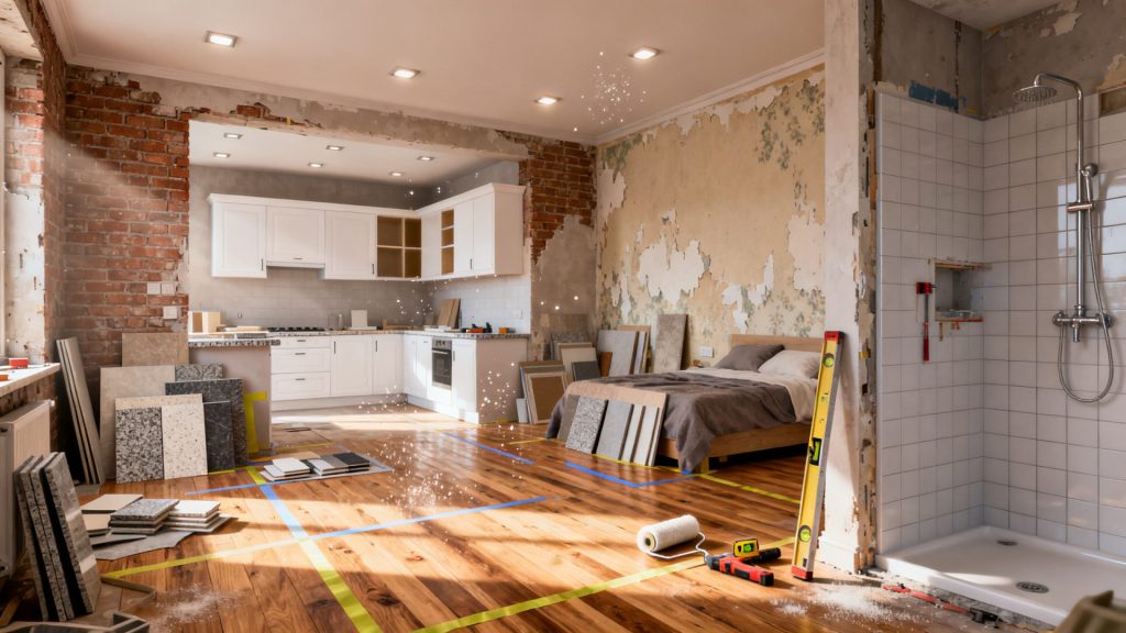 Le budget à prévoir pour la rénovation d'une maison de 80 m2 sans aucun texte