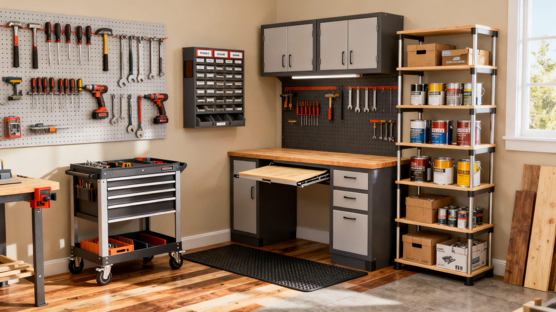 Les différents types d’agencement pour optimiser un espace de bricolage