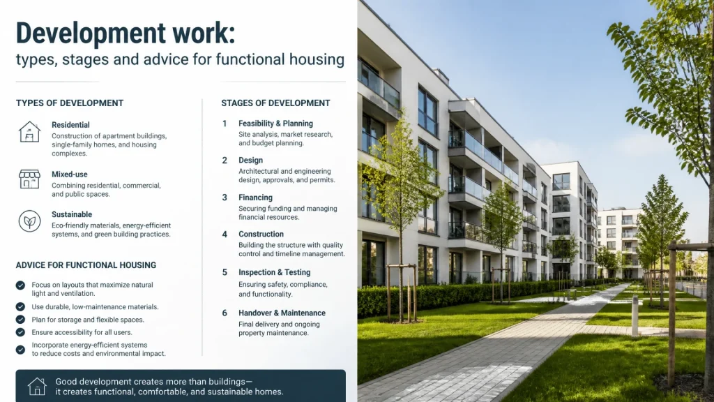 Travaux d'aménagement : types, étapes et conseils pour un logement fonctionnel avec texte