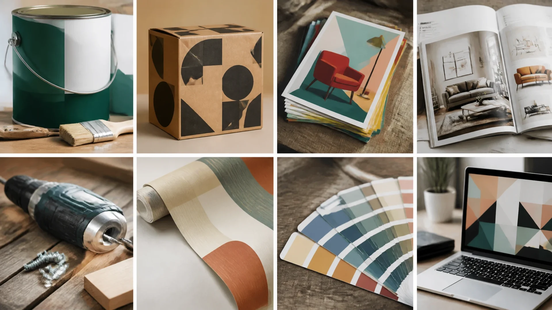 Les 7 principaux types de design graphique dans l’univers du bricolage