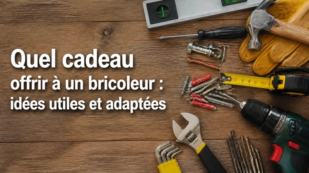 Quel cadeau offrir à un bricoleur : idées utiles et adaptées avec texte