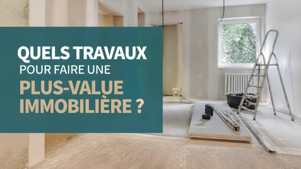 Quels travaux pour faire une plus-value immobilière ? 