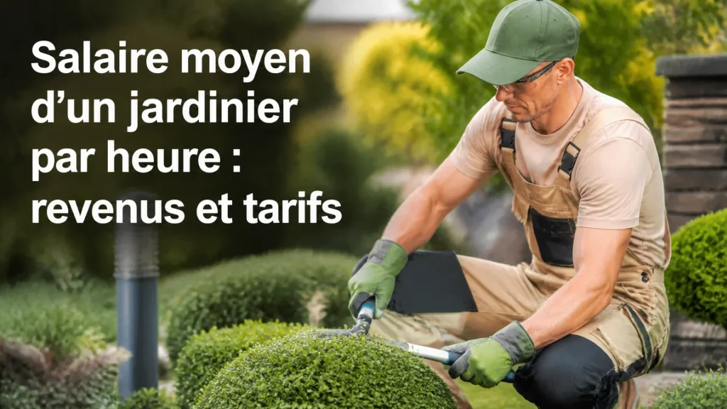 Salaire moyen d’un jardinier par heure : revenus et tarifs avec texte