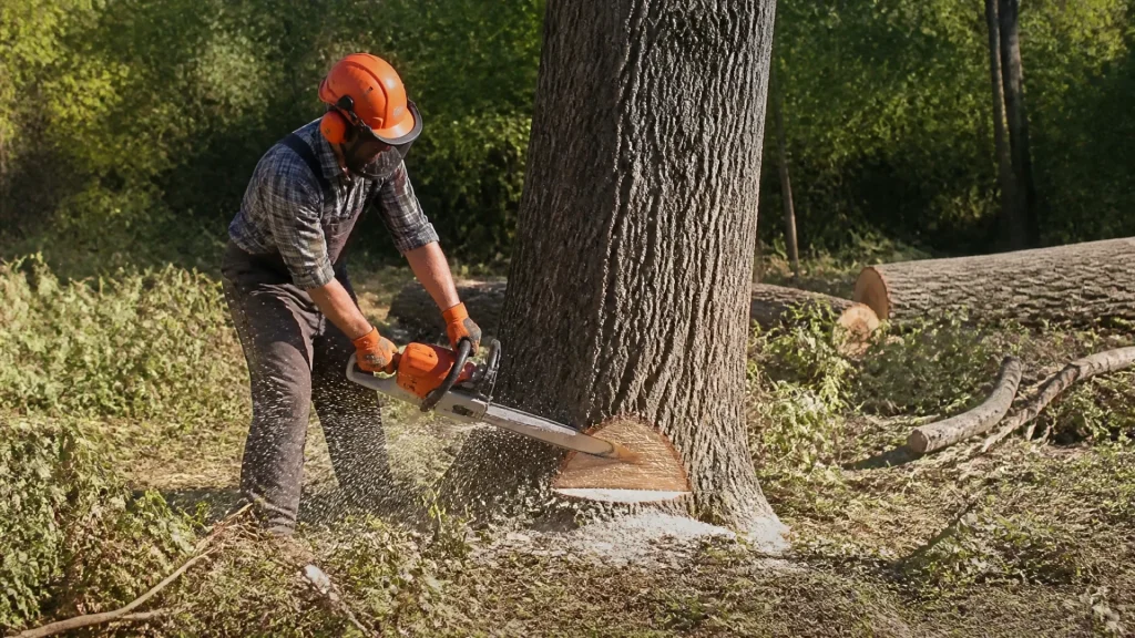 Qui doit abattre les arbres sur les terrains loués ?