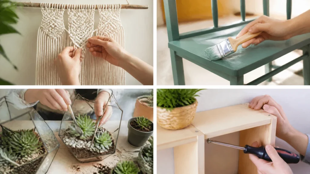 Exemples d'activités de bricolage à faire à la maison