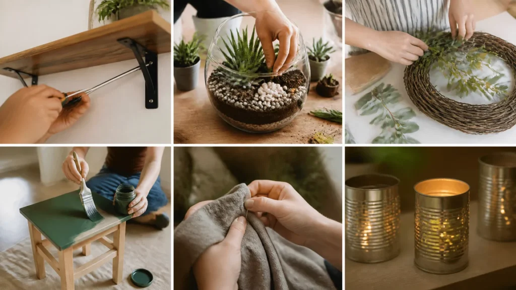 Exemples d'activités de bricolage à faire à la maison