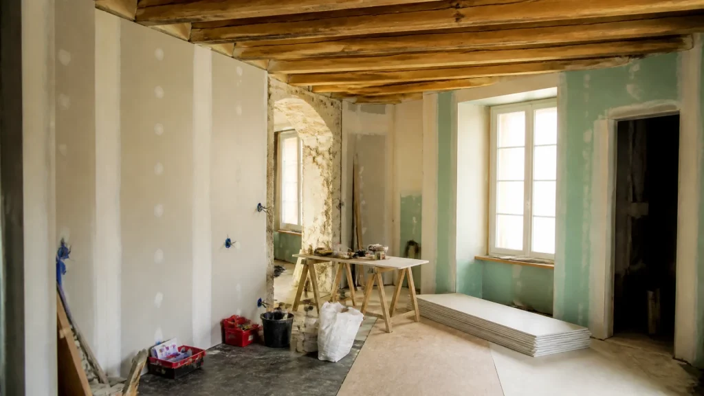 Quels travaux avec 10 000 euros pour rénover un logement ?