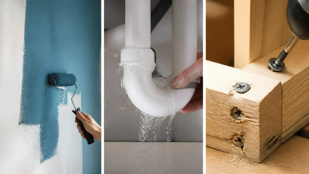 Quels sont les 3 types d'erreurs à éviter en bricolage ?