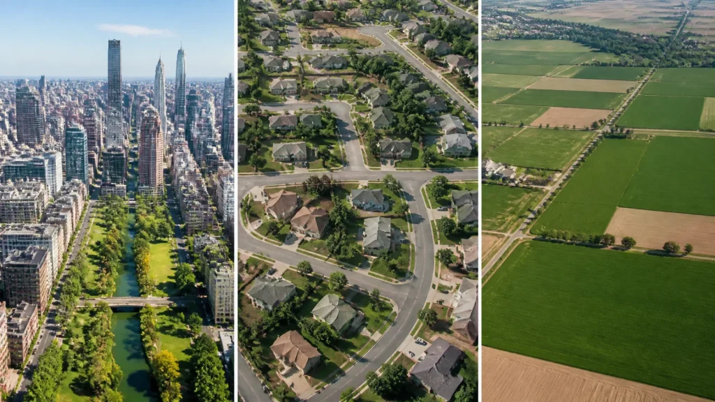 Quels sont les 3 types d'urbanisme et à quoi servent-ils ?